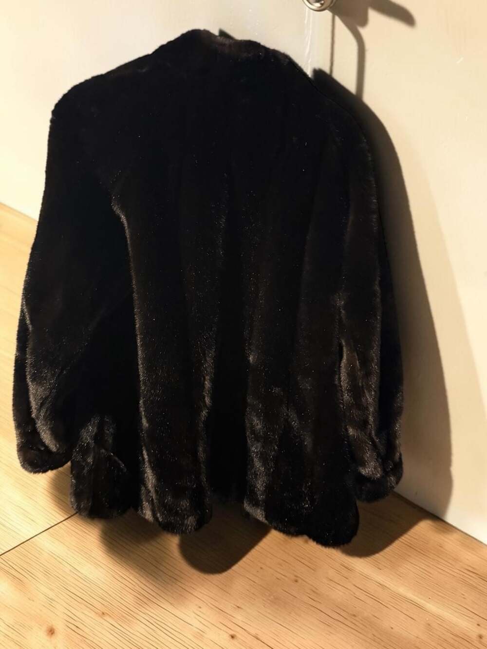 Vintage Hillmoor New York Tissavel France Faux Fur Coat Brown - Picture 2 of 7